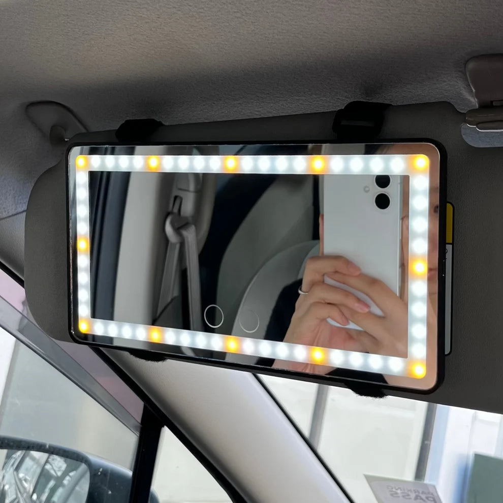 GlowRide™ – LED Schminkspiegel fürs Auto