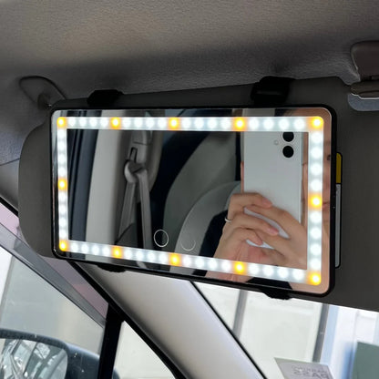 GlowRide™ – LED Schminkspiegel fürs Auto